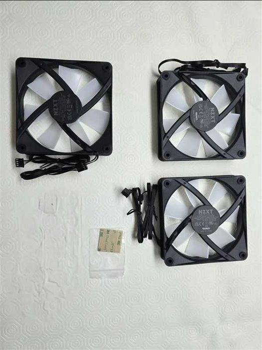 Pack 3x Ventoinhas NZXT F120 RGB Core 120mm (Novas)