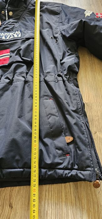 Geographical Norway Polar Expedition męska kurtka zimowa z kapturem rozmiar XXL stan bardzo dobry