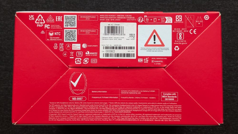 Навушники HyperX Cloud Alpha Wireless Black/Red (4P5D4AA)