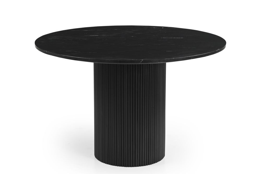 Promocja!!! Stół okrągły z marmuru 120 cm – biały lub czarny blat