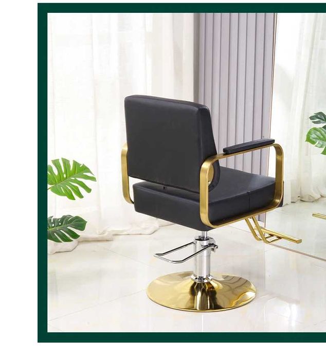 Cadeira Dourada Hidráulica