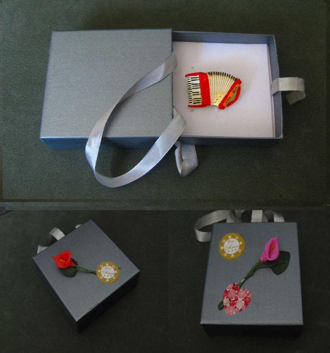 Alfinete / Broche / Pregadeira Acordeão NOVO