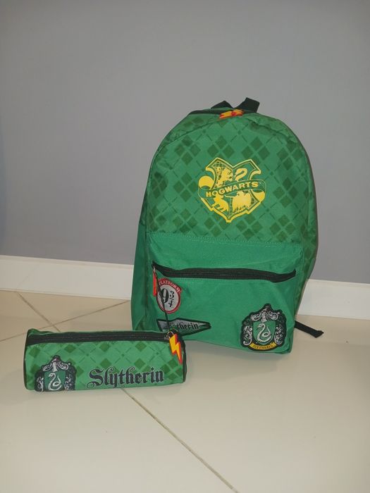 Plecak i piórnik Slytherin / nowe