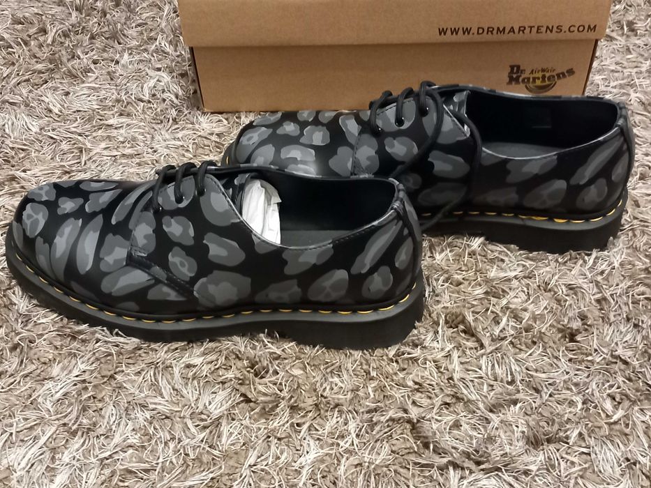Dr Martens 1461 Distorted Leopard smooth 10 45