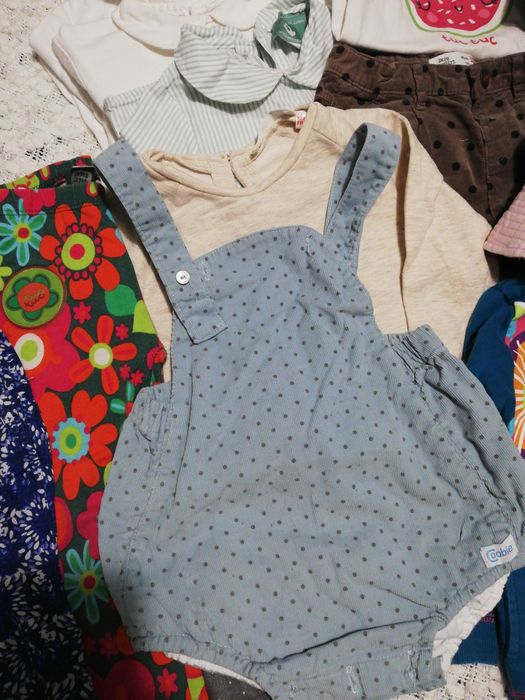 Lote roupa menina 12-18 meses, em bom estado
