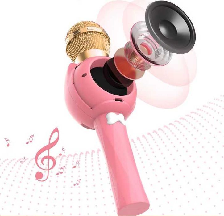 Zestaw karaoke dla dzieci - mikrofon + 100 polskich piosenek