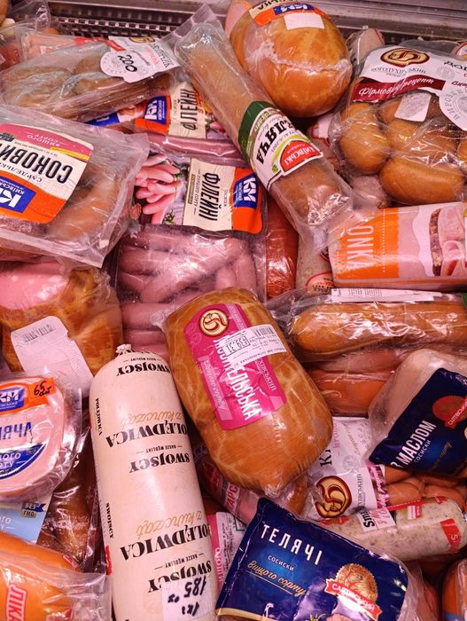 Ковбаса копчена, ковбаса варена дешево, сроки