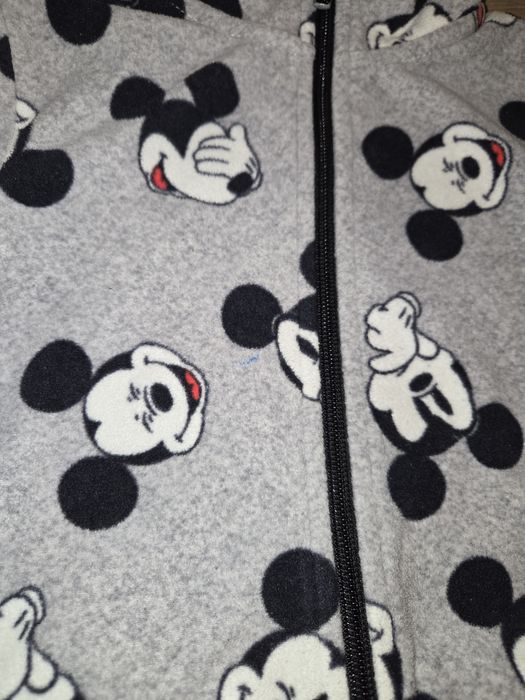 Jeansy Zara skinny polar polarek H&M Mickey Miki 98