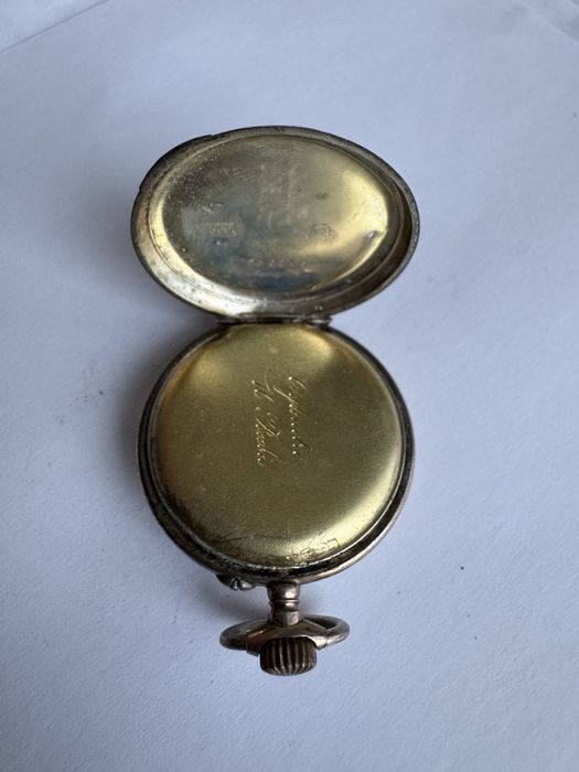 Карманные часы серебро