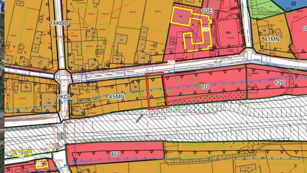 Nieduża działka budowlana w samym centrum dzielnicy Orzesze - Jaśkowice