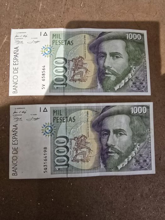 Nota de 1000 Pesetas