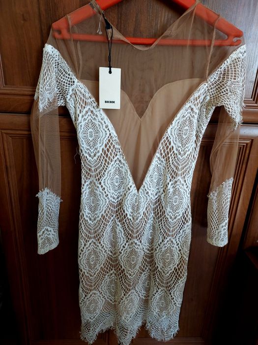 Sukienka koronka tiul m/l