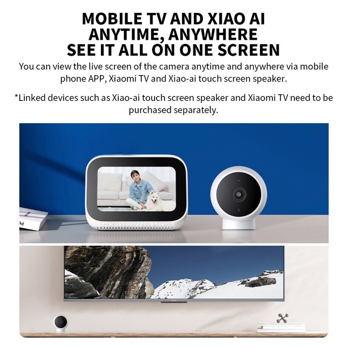 Xiaomi 2K Wifi смарт камера відеонагляд домашня в будинок  Mi Home