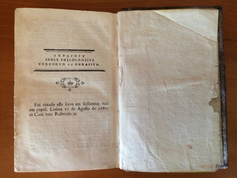 Publii Terentii Comoediae – Olisipone 1787
