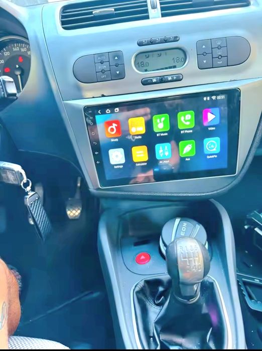 Rádio Android 14 com GPS SEAT LEON (Artigo Novo)