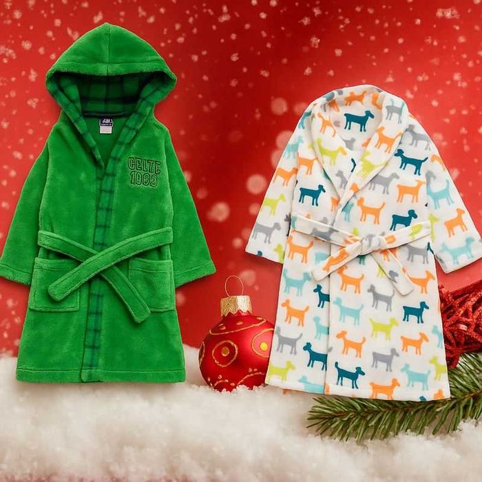 4-5 рок Primark халат, супер - теплий флісовий з капюшоном.