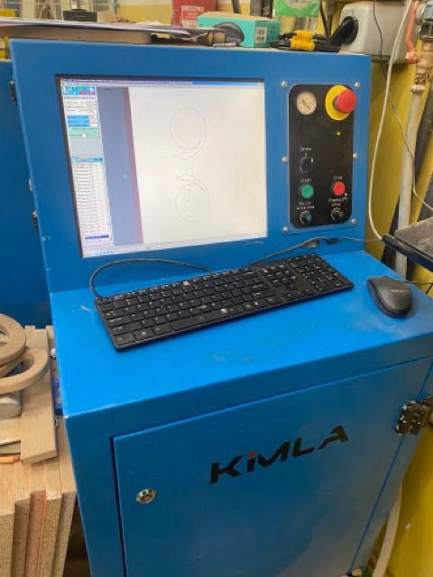 Bramowy Ploter Frezujący 2160 CNC Kimla 3 osie Pole robocze 210X600cm