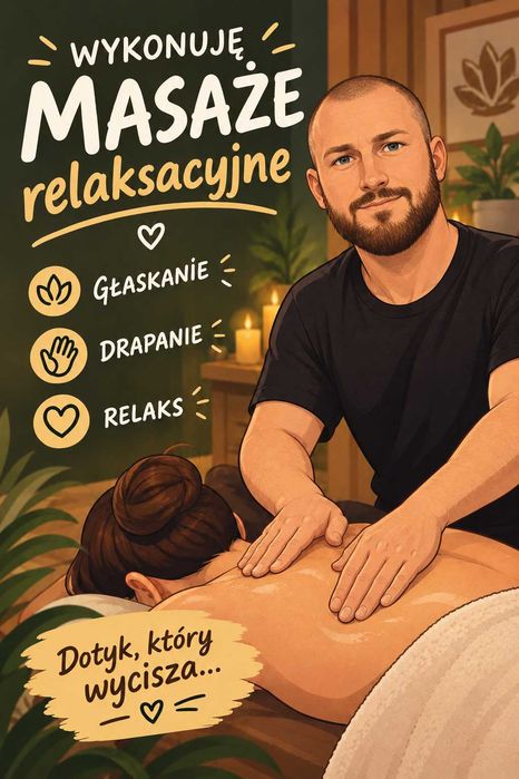 Masaż dla Pań z dojazdem, do wyboru