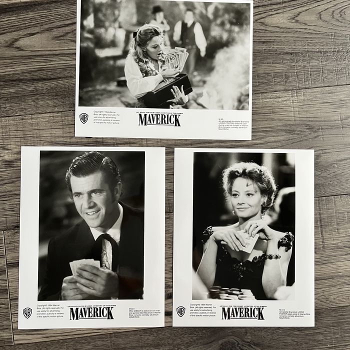Maverick - Mel Gibson - Pakiet promocyjny - kadry kinowe