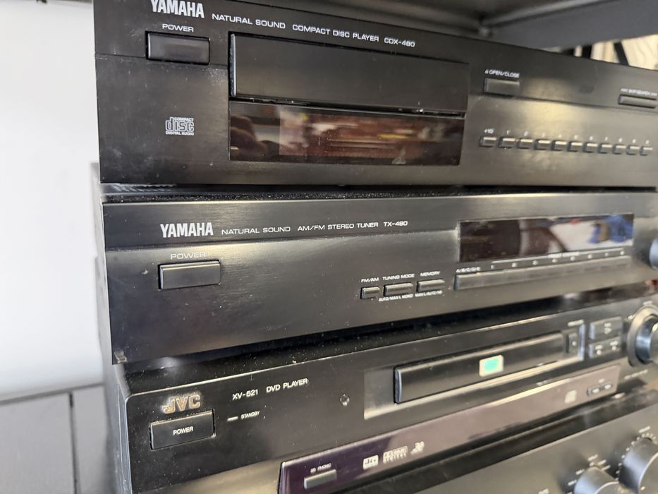 Wieża Yamaha AX-570, XV-521, TX-480, CDX-480, Sprawny zestaw, Wroclaw