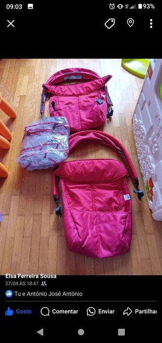 Carrinho de gêmeos pouco usado,como novo