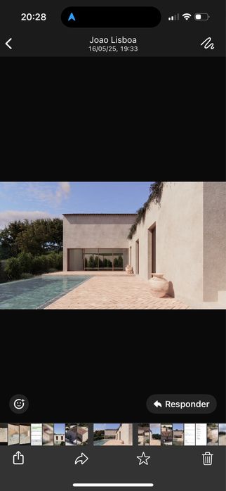 Terreno con projeto moradia t4 e piscina