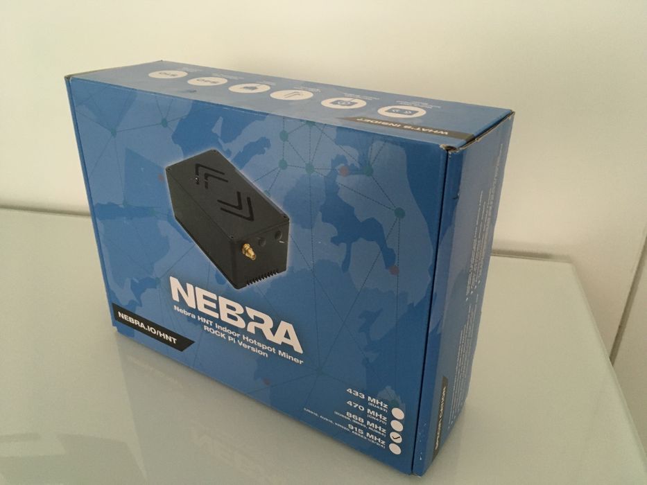 Nebra Helium Hotspot Miner (versão Rock Pi) - OFERTA de Antena 5.8dBi
