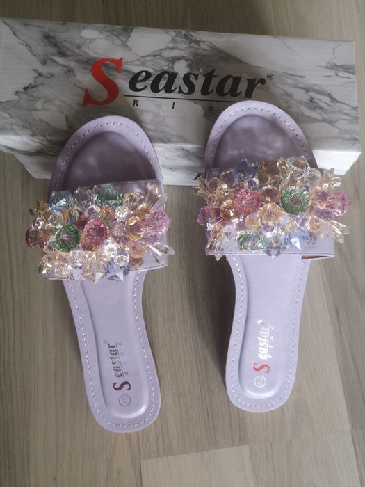 Klapki damskie, rozmiar 40