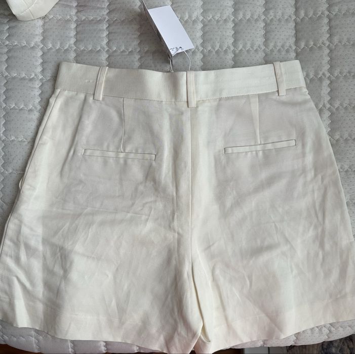 Костюмні шорти-бермуди з лляної суміші MANGO