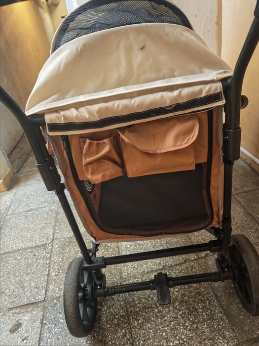 Wózek transportowy dla psa  L 65 x 102 x 110 cm max 30kg