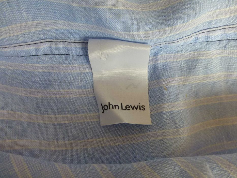 John Lewis lniana męska koszula L