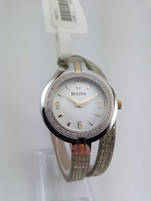 Женские часы 52 бриллианта 0,25 карат Bulova 98R278 Rhapsody РРЦ $1020
