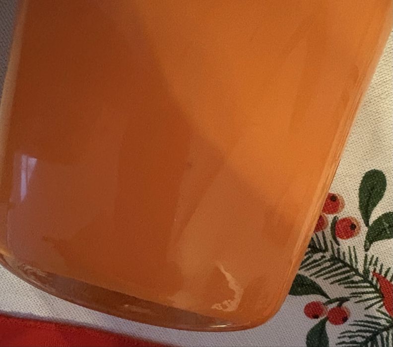 Szklo pomaranczowe wazon (Krisno?)