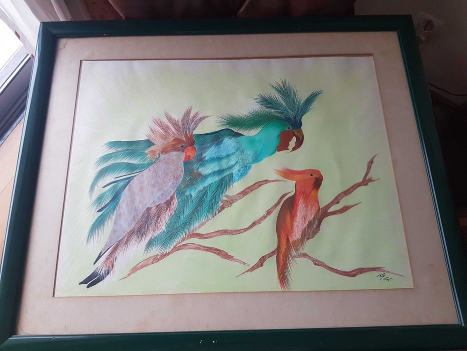 Signed Framed Painting64365344115715120