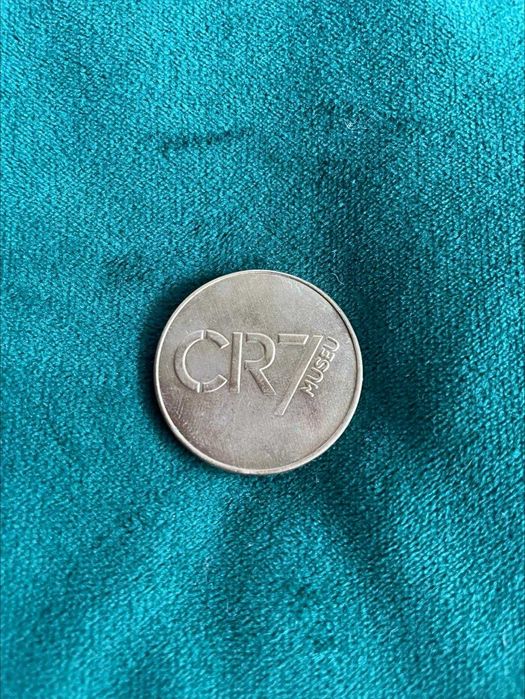 Moeda Dourada - Museu CR7 \Cristiano Ronaldo Colecionável