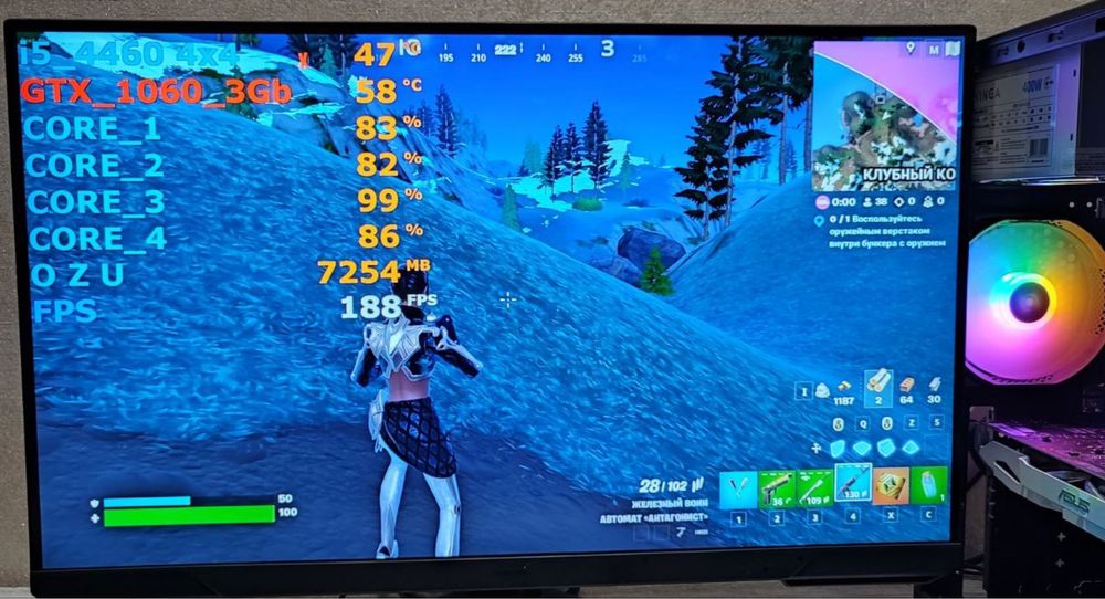 Игровой пк GTX1060 i5 cs2 gtaV dota wot fortnite rust