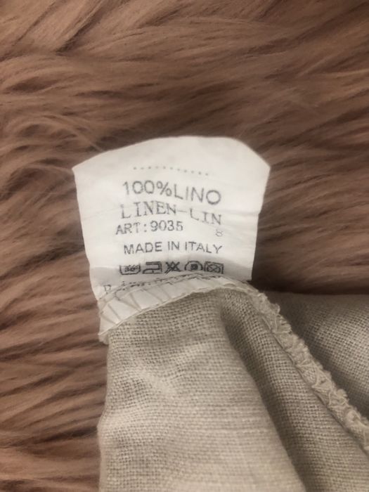 Krótkie szorty 100% len