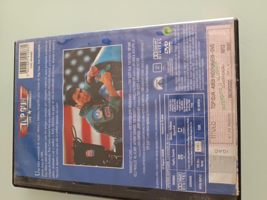 DVD top gun ases indomáveis