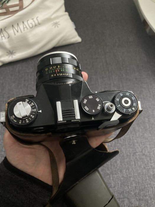 Zenit TTL z obiektywem Helios 44M + Pokrowiec