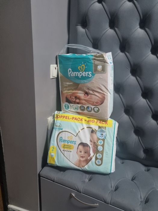 Ціна за 2 уп!Памперси 2ка Pampers premium 160 шт