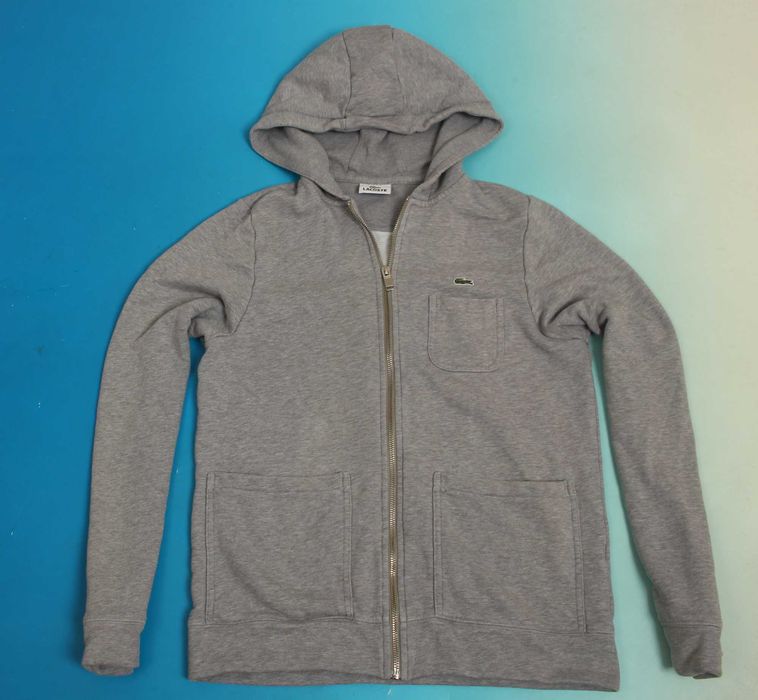 Lacoste Bluza bawełniana z kapturem