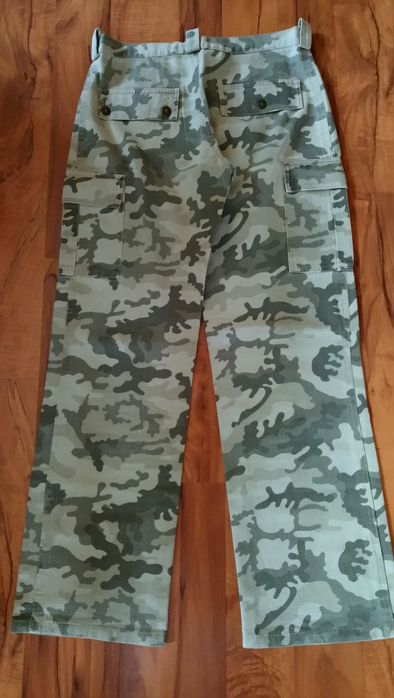 Spodnie moro zielone