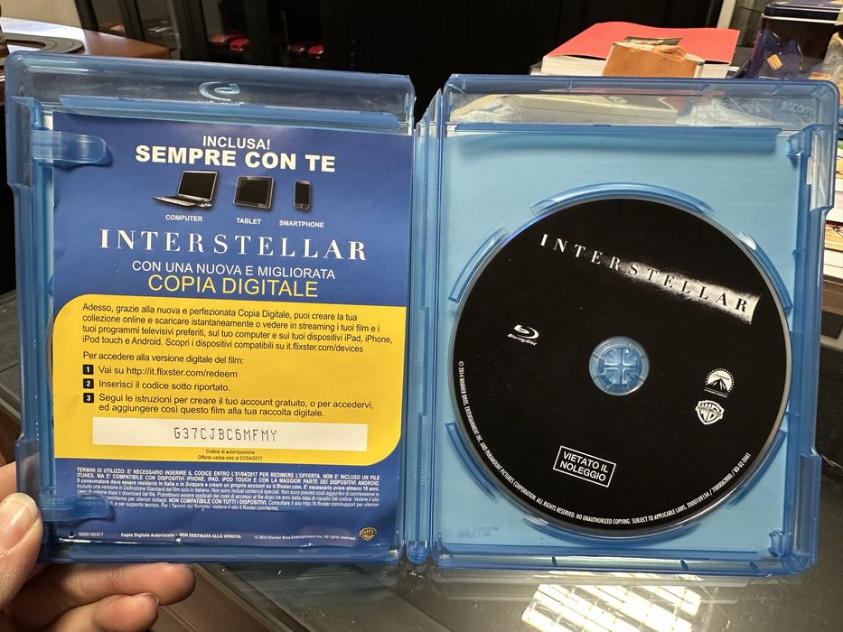 Bluray Interstellar