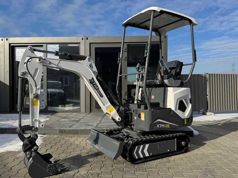 XTM X10s Pro Mini Koparka 1000kg 2025, Leasing, Chłodnica oleju