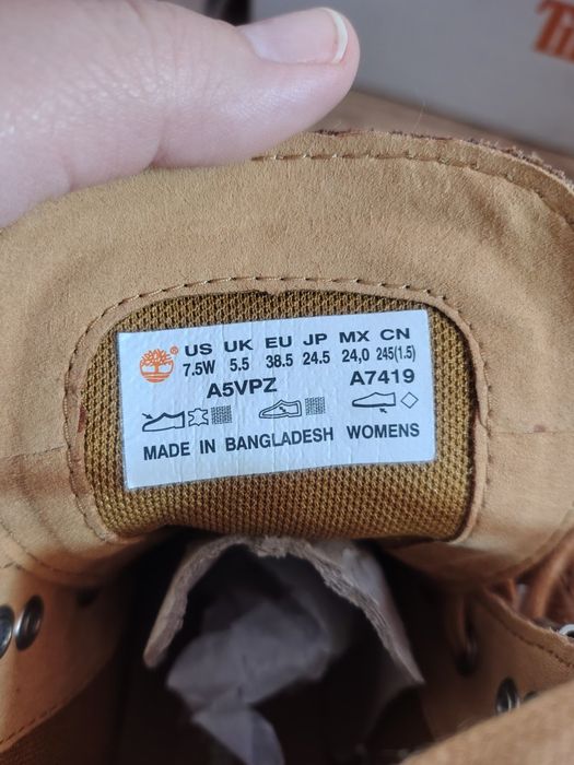 Черевики жіночі Timberland ботинки Тімберленд 37,5 ботинки женские