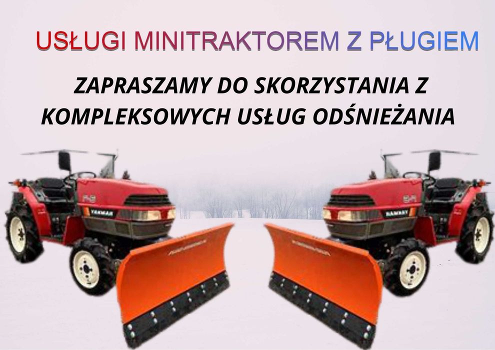 ODŚNIEŻANIE AKCJA ZIMA! usługi odśnieżania