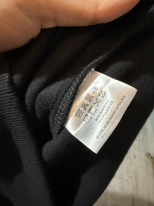 Bluza merch by Prosto , Axe , czarna z kapturem , L , hoodie