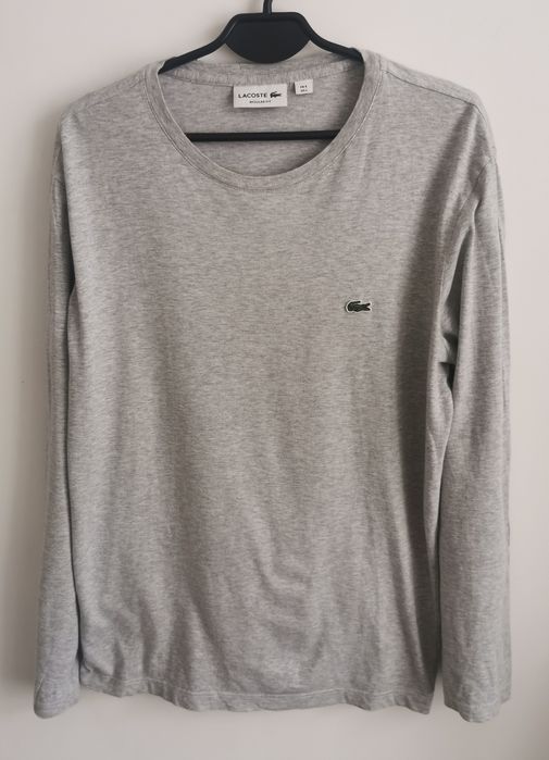 Lacoste bluzka długi rękaw logowana męska bawełna M/L
