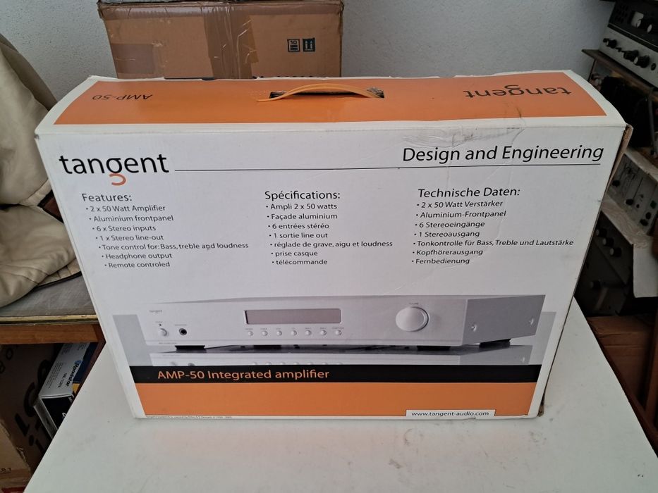 NOVO Amplificador 2x40W - 4 Ohms -TANGENT AMP-50