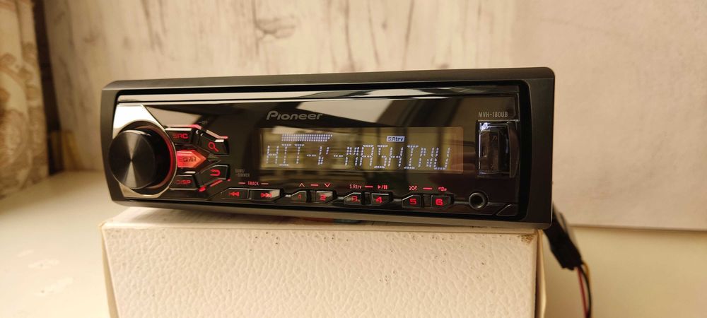 Pioneer MVH-180UB c bluetooth MOSFET 4х50 магнитола - оригинал!